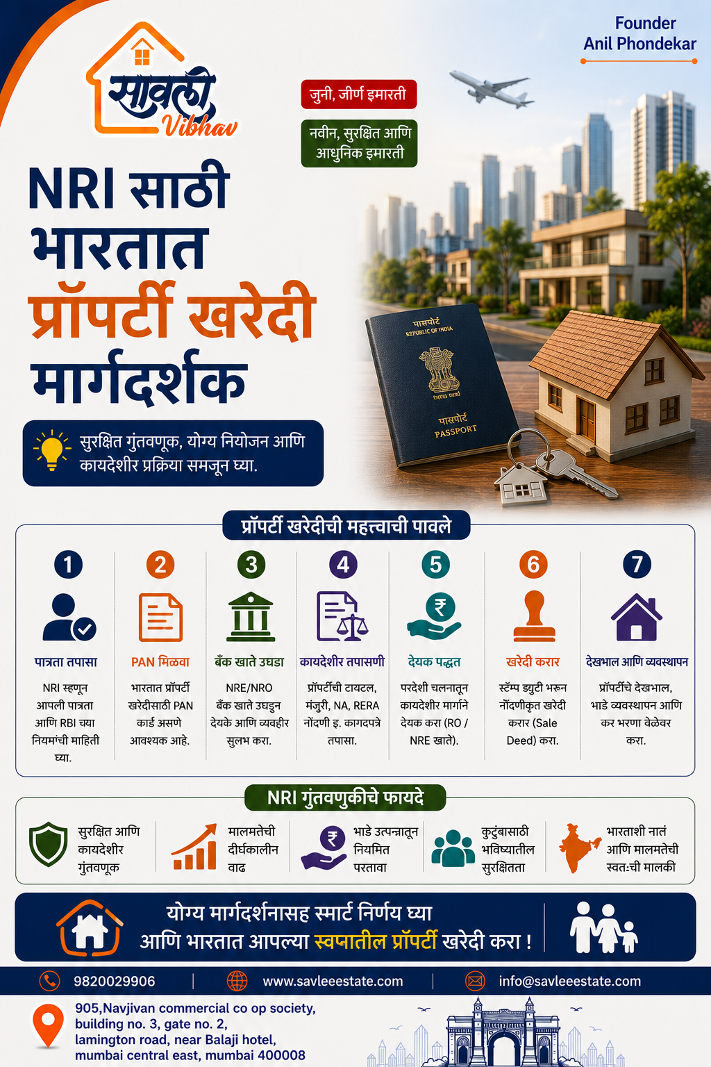 NRI साठी भारतात प्रॉपर्टी खरेदी मार्गदर्शक