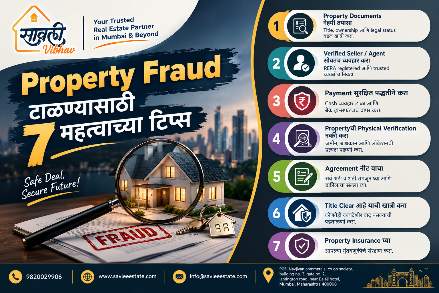 Property Fraud टाळण्यासाठी ७ महत्त्वाच्या टिप्स