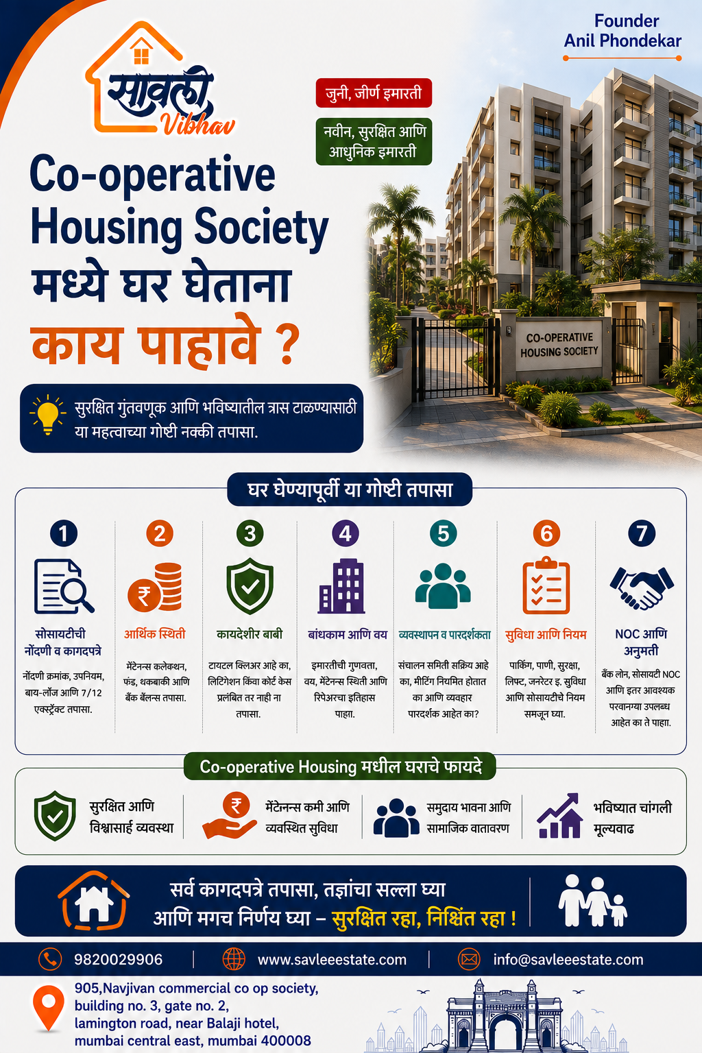 Co-operative Housing Society मध्ये घर घेताना काय पाहावे ?